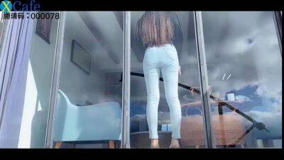 Chinese sweetie with jeans and heels fucks in doggy pose [POV] - China on vidfreenow.com