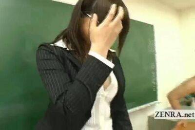 Naked in school Japanese nudist students strip teacher - Japan on vidfreenow.com