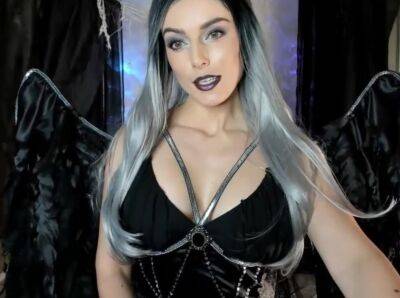 The Dark Angel Teases - fetish goth girl on vidfreenow.com