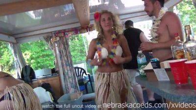 Wild naked hula party in party cove lake ozarks missouri on vidfreenow.com