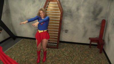 Superheroine Supergirl Captured Caged And Humiliated on vidfreenow.com