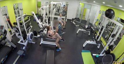 Fucked at the gym and filmed without knowing on vidfreenow.com