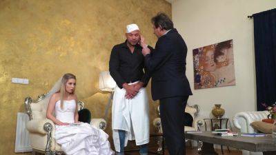 Blonde bride shows her father-in-law what she's capable of on vidfreenow.com