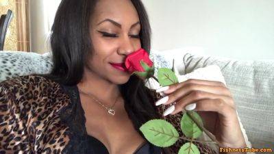 Hot Ebony Cougar Is Gonna Kiss Your Dickhead - Sugar Baby - France on vidfreenow.com