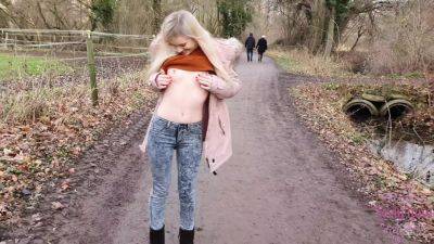 Lovlyluna - Cute German Girl Public Nude Walk 4k - Germany on vidfreenow.com