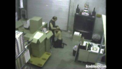 Hot Blonde Fucking Hardcore in warehouse on vidfreenow.com