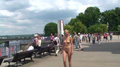 Slutty Blonde Linda Amateur Public on vidfreenow.com