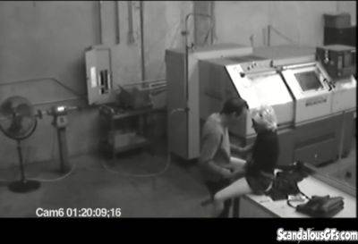 Co workers masturbating in horny office warehouse on vidfreenow.com