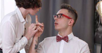 She Is Nerdy - Darcy Dark - Two Horny Nerds Fuck Each Other on vidfreenow.com