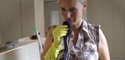 Fucked the horny cleaning lady - this is how household work works - Germany on vidfreenow.com