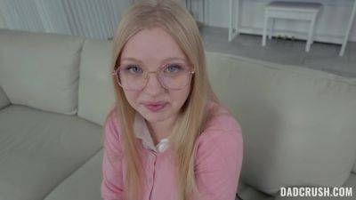 Nerdy girl learns everything about sex with friend's step daddy on vidfreenow.com