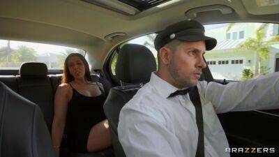 Rich woman with big juggs seduced her limo driver on vidfreenow.com