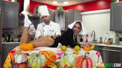 Amish slut fucked by the cook in pretty indecent XXX kinks on vidfreenow.com