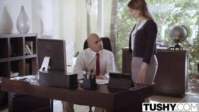 TUSHY.com - Submissive secretary punished and sodomised on vidfreenow.com