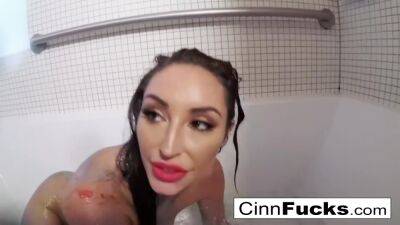 Christiana Cinn - Christiana Glitters Up Her Shower on vidfreenow.com