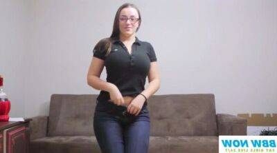 Nerdy teen knows how to get a job this babe craves and loves to be wicked on vidfreenow.com