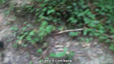 Caroline June Has A Quickie In The Woods With Her Fuck Buddie - BANG! on vidfreenow.com