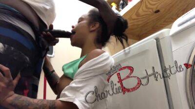 Charlie B Hustle In Fuckin At Friends House In Laundry Room on vidfreenow.com