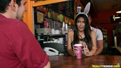 Charming Bikini Barista Babe incredible porn video - Usa on vidfreenow.com