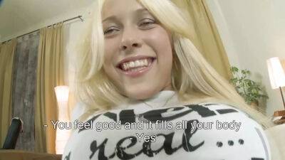 Amazing blonde German teen adores cum in her asshole - Germany on vidfreenow.com