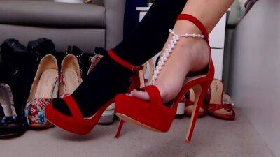 Nice high heels collection, if you love red high heels, here you are on vidfreenow.com