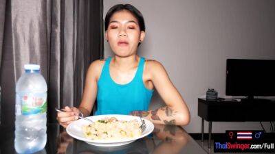 Tiny Thai amateur teen girlfriend Namtam homemade dinner and fucked - Thailand on vidfreenow.com