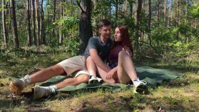 Public couple sex on a picnic in the park KleoModel on vidfreenow.com