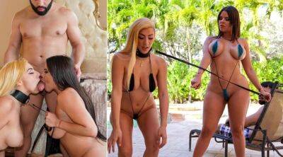 Bikini threesome on vidfreenow.com