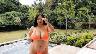 Big Boobs huge areolas horny bikini babe Kim Velez - Colombia on vidfreenow.com