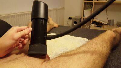 Machine Milking My Cock - Tremblr Milking Machine - Germany on vidfreenow.com