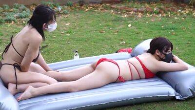 Massage In The Open Air Is Fresh And The Girls Body Is Very Soft And Comfortable Japanese / Amate - Japan on vidfreenow.com