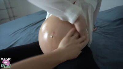 Great Cum On The Big Belly Of This Pregnant Beauty on vidfreenow.com