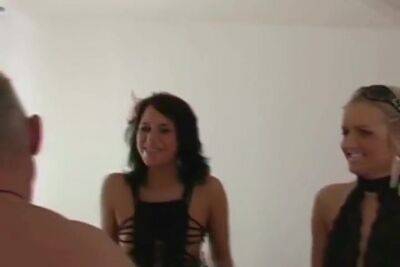 Hot Chic With Braces Friend Spit All Over And All on vidfreenow.com