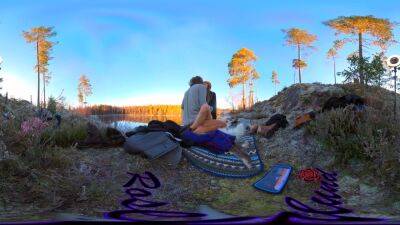 Sex On A Reindeer Skin Next To A Forest Lake - Rosenlundx - Vr 360 - 5 7k 30fps on vidfreenow.com