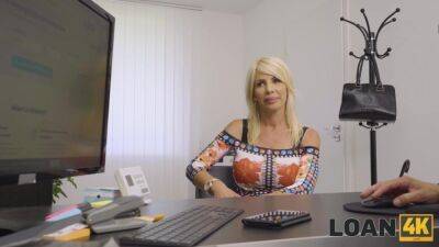 Fuck to Flee with blonde mature Tiffany Rousso - Reality euro sex in office on vidfreenow.com