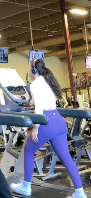 Gym candid big booty asian on vidfreenow.com