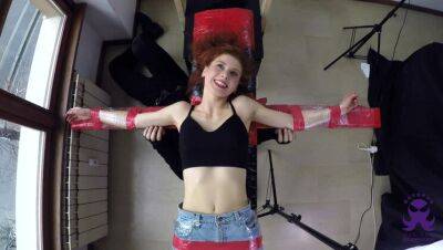 Redhead dancer Giulia on vidfreenow.com