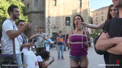 Samia Duarte, James Deen And Princess Donna In Euro Beauty Gang Humped In Public on vidfreenow.com