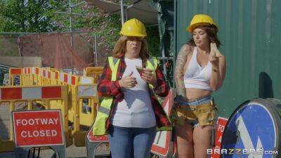 Sexy female construction worker gets fucked balls deep on vidfreenow.com