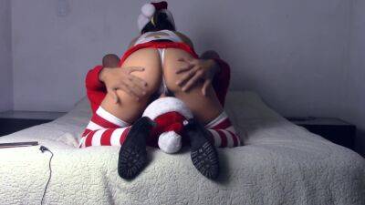 Lady Claus Dresses Up And Delivers The First Christmas Present on vidfreenow.com