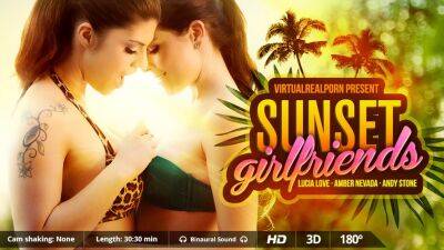 Sunset Girlfriends - Britain on vidfreenow.com