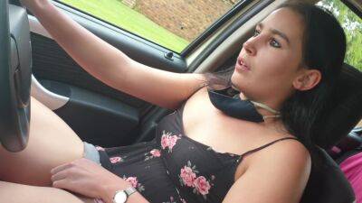 Pussy Play In Car on vidfreenow.com