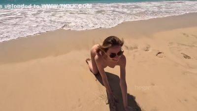 Cabo Verde Nude Beach With Leona Mia on vidfreenow.com