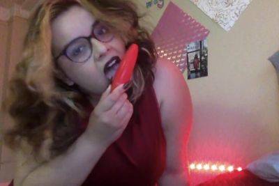 Watch Me Use My Vibrator In My Red Dress Til I Cum on vidfreenow.com