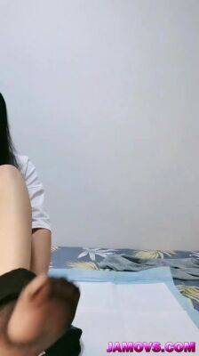 Asian college student sex with her instructor - China on vidfreenow.com