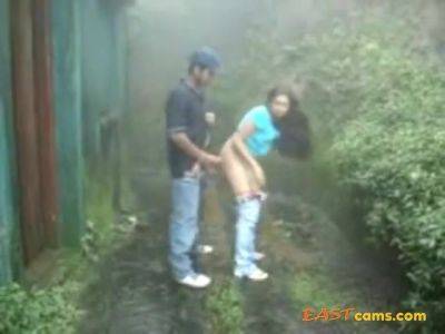 Outdoor Public Suck Fuck Rain on vidfreenow.com