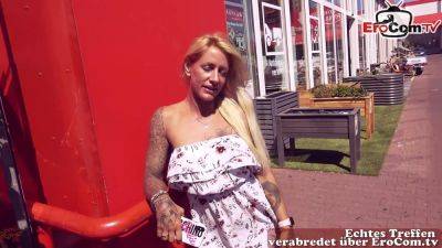 German blonde Street Slut Fuck date in Public - Germany on vidfreenow.com