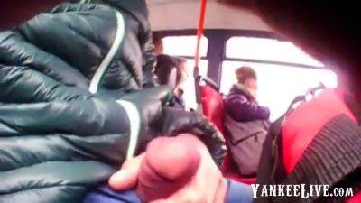 Two Girls Watch Bus Flasher on vidfreenow.com