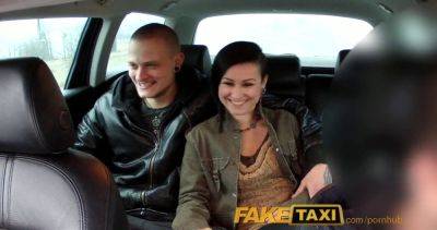 Lulu jung joins a steamy threesome in a fake taxi cab on vidfreenow.com