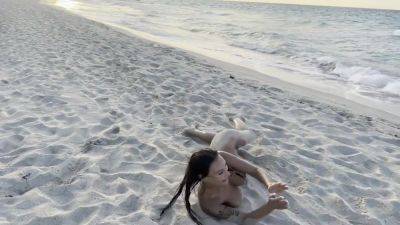 Swims In Atlantic Ocean And Poses Naked On A Public Beach In Cuba - Monika Fox - Cuba on vidfreenow.com